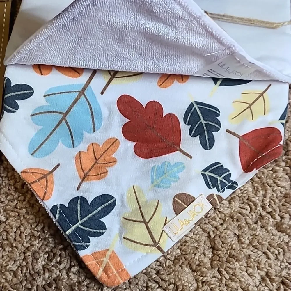 Lila & Jack 2 Sets, one w/2 Thanksgiving Bibs, and second set of booties…